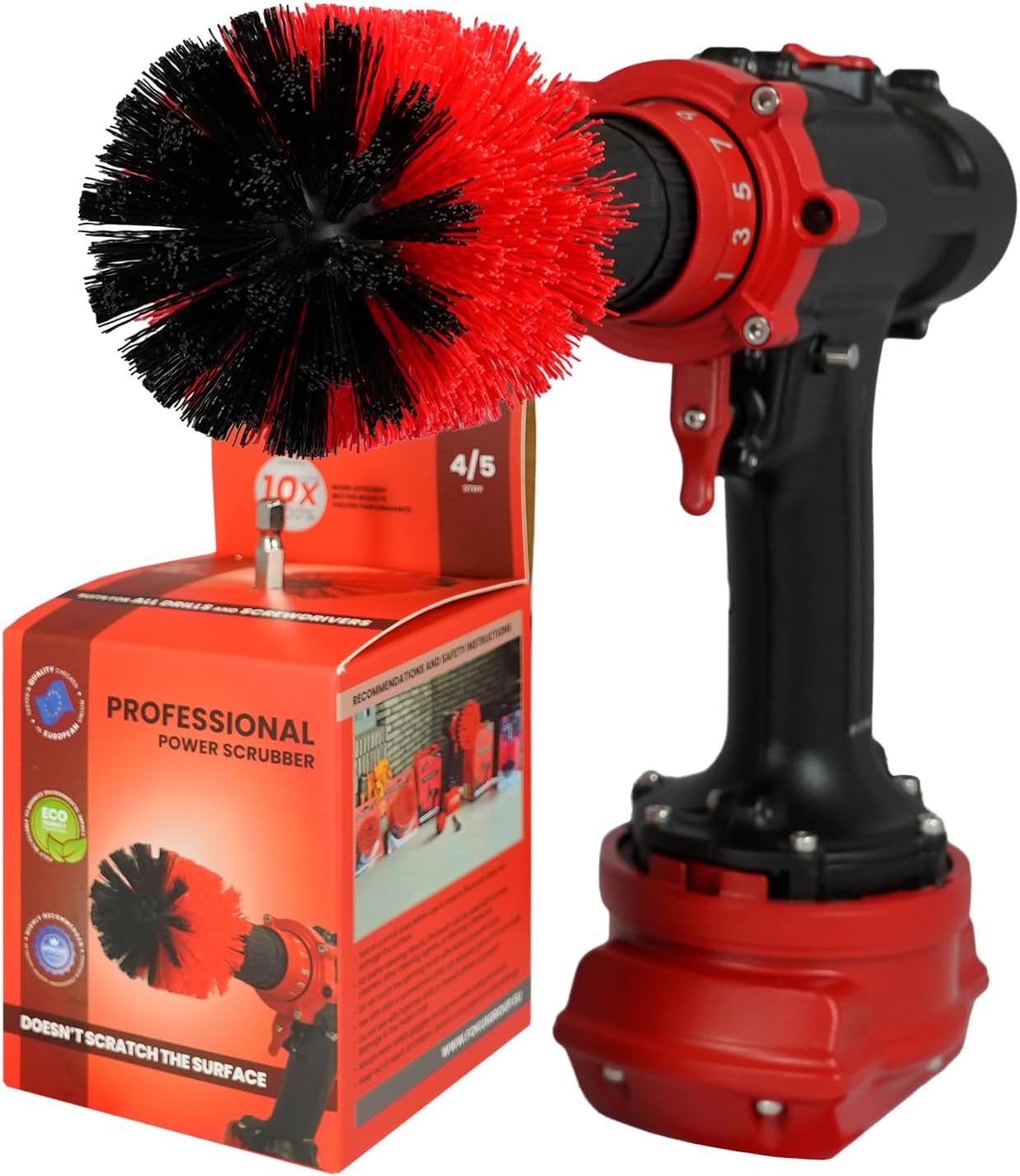 Brosse de perceuse nettoyeur pour désincruster les joints