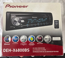 Pioneer DEH-X6800BS CD USB MP3 Bluetooth Receiver Radio Stereo Car Audio