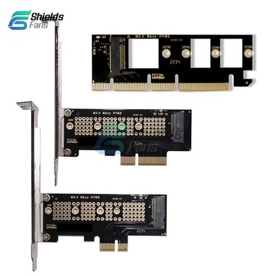 NGFF M Key M.2 NVME AHCI SSD To PCI-E PCI Express 3.0 x1 x4 x16 Adapter Card