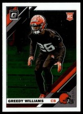 2019 Donruss Optic Greedy Williams Rookie Cleveland Browns #122