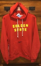 Golden State Warriors Nike NBA City Edition Hoodie Red Men  s Size XL FZ0484-657