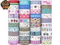 40 Rollen Washi Abdeckband-Set, Dekoratives Klebeband Zum Basteln, VerschöNern