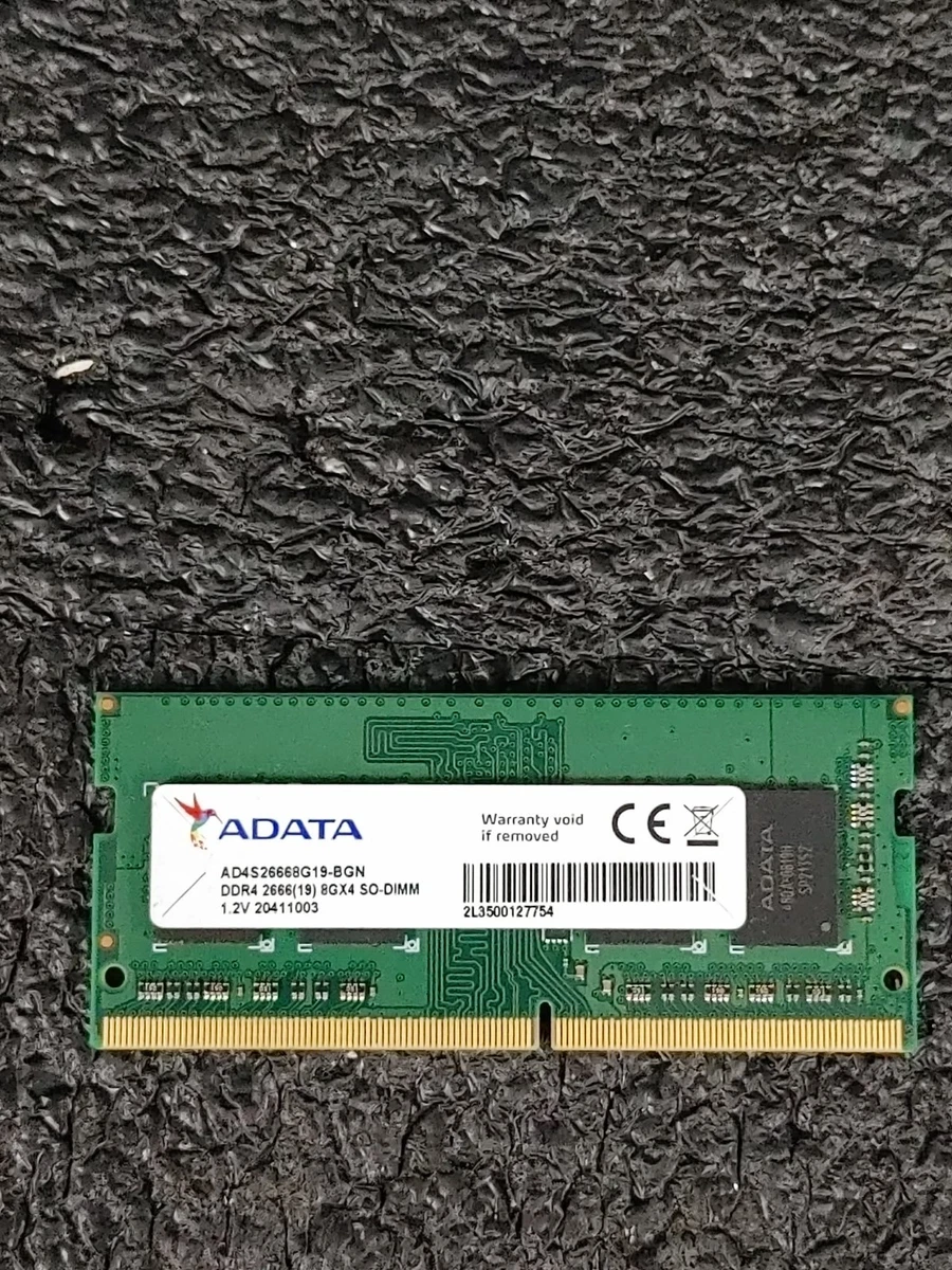 ADATA PC4-21300 (DDR4-2666) Bus Speed Computer RAM 8 GB Capacity