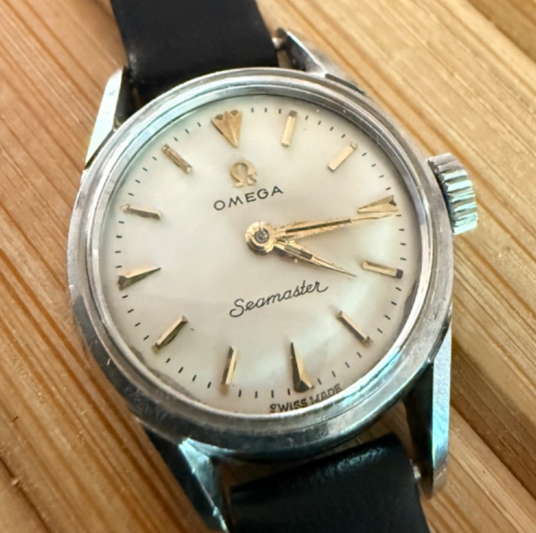 OMEGA Antique Cal.244 Watches IvoryDial Stainless Steel Hand Winding Analo... Ladies Omega Cal.244 9ct 1959 | Vintage Gold Watches main image 4