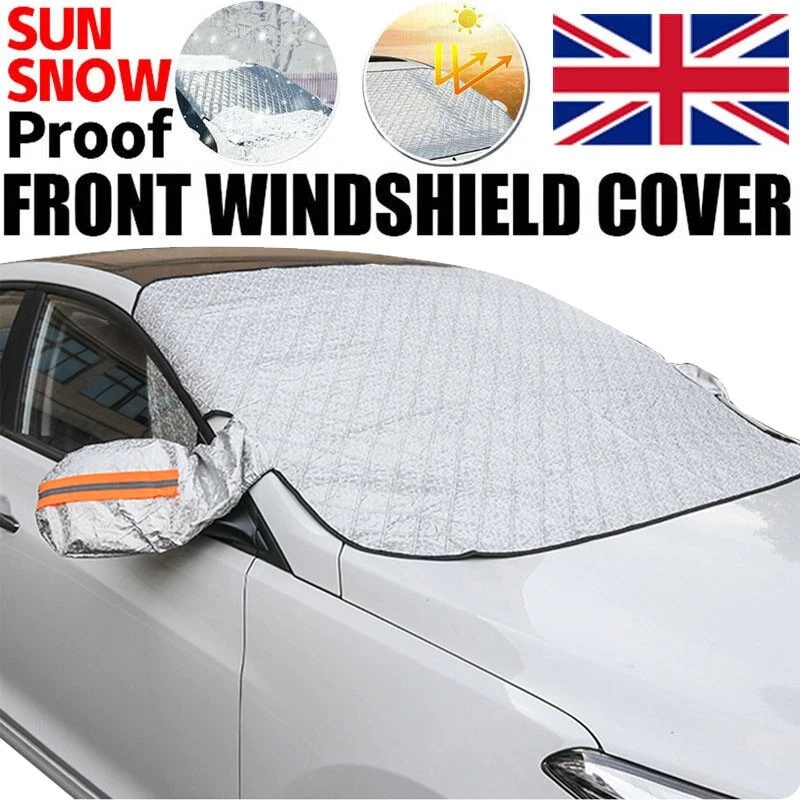 Windscreen Cover Window Screen Frost Ice Snow Sun Dust Protector for Car Van SUV