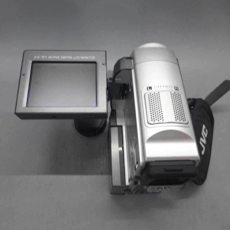 JVC GR-DVX707EK Handheld MiniDV Camcorder Silver Tested - Image 3 of 4