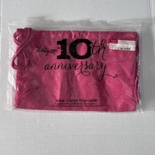 Thirty One 10th Anniversary Drawstring Cinch Sac Pink
