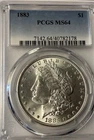 1883-P Morgan MS64