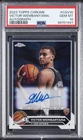 2023 TOPPS CHROME AUTO #CGVW VICTOR WEMBANYAMA ROOKIE RC PSA 10