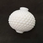 Vintage 3.5" Hobnail White Milk Glass Bedside Lamp Separator Replacement Part