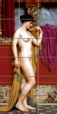 Art Godward Nude Ceramic Mural Backsplash Bath Tile 1407