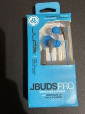 BLUE JLab Audio JBuds Pro Signature W Earbud Headphone Sports COMBINE Shipping