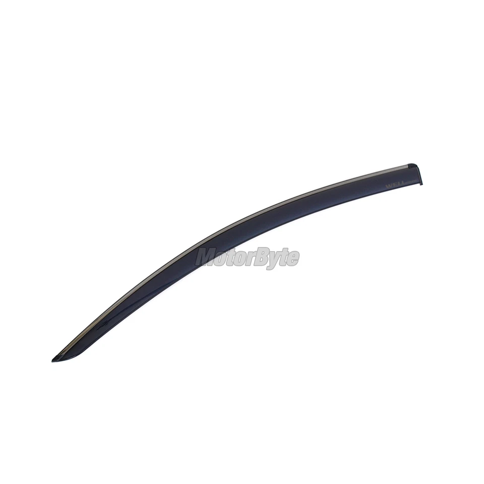 Viseras WELL para Mitsubishi Mirage G4 2017-2024 sedán viseras de ventana molduras negras Foto 3 de 4