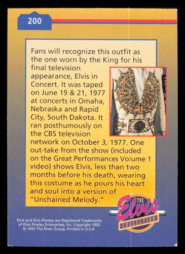 1992 River Group Elvis Presley Trading Cards Series 1 2 3 #3-#641 U Pick Choose - Picture 132 of 404