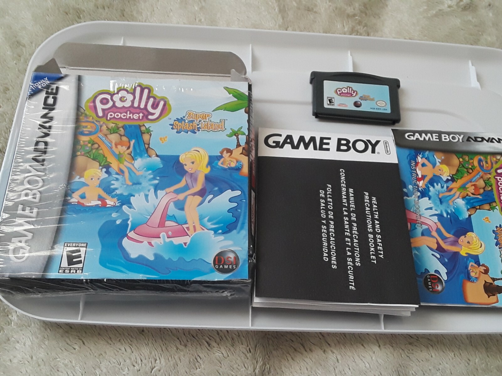 Polly Pocket: Super Splash Island - Game Boy Advance - Complete Box - Tested GBA