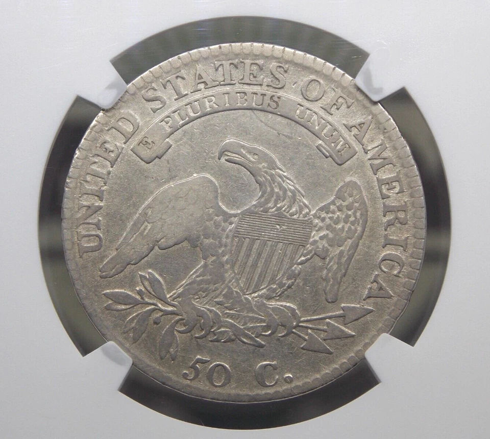 1813 Capped BUST Silver Half Dollar 50c NGC VF25 #001 Very Fine ECC&C, Inc. - Image 2 of 4