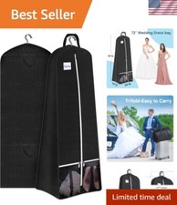Breathable Fabric Garment Storage Bag for Formal Wear - 72'' Long with Handles