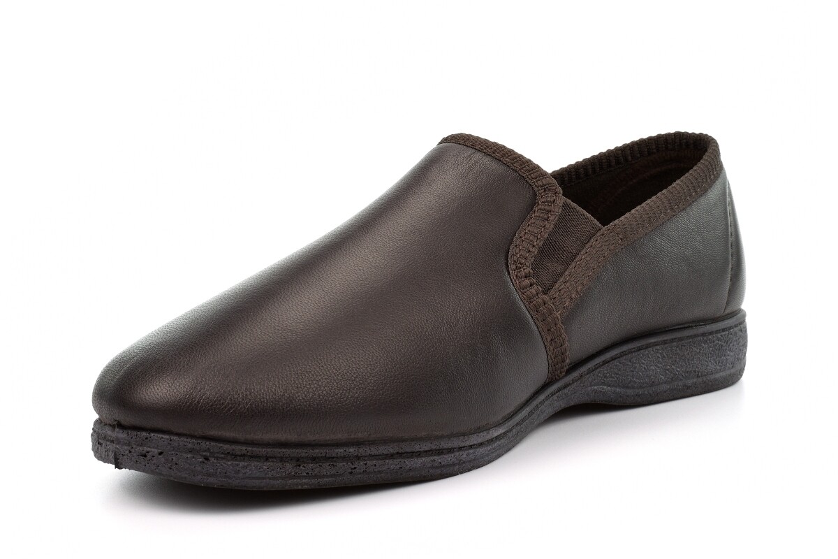 Mens Leather Slippers Mens Slip On Slipper Boys Leather Slippers