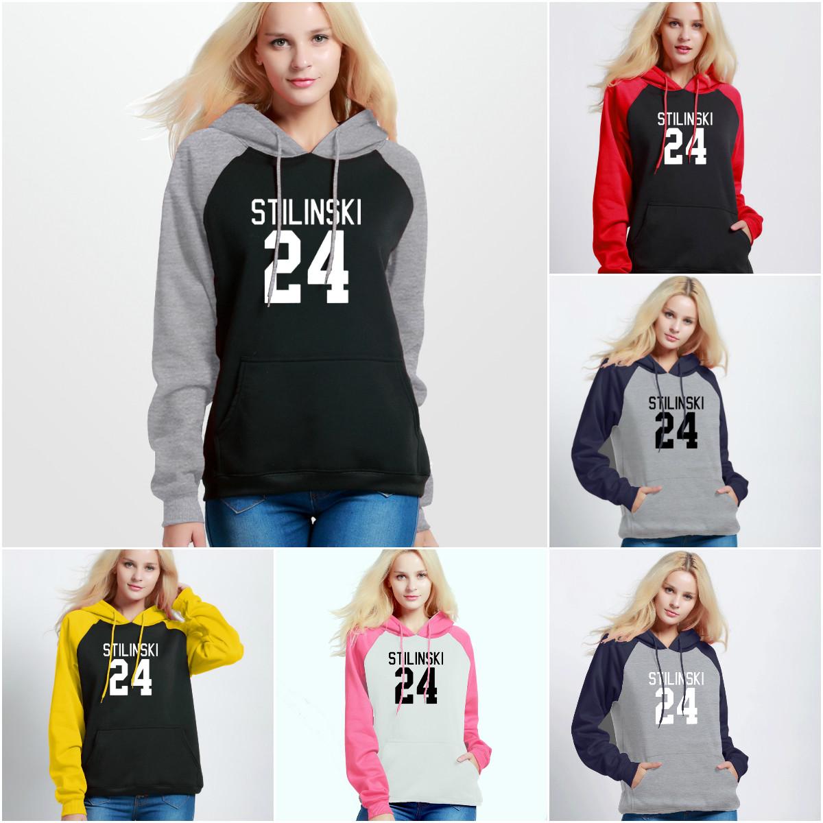 Hooded Autumn Winter Teen Wolf Stilinski 24 Sweatshirt Ladies