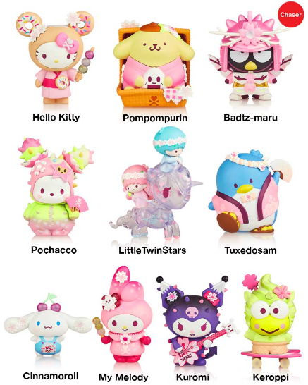 Tokidoki x Hello Kitty and Friends Series 3 Blind Box Figure
