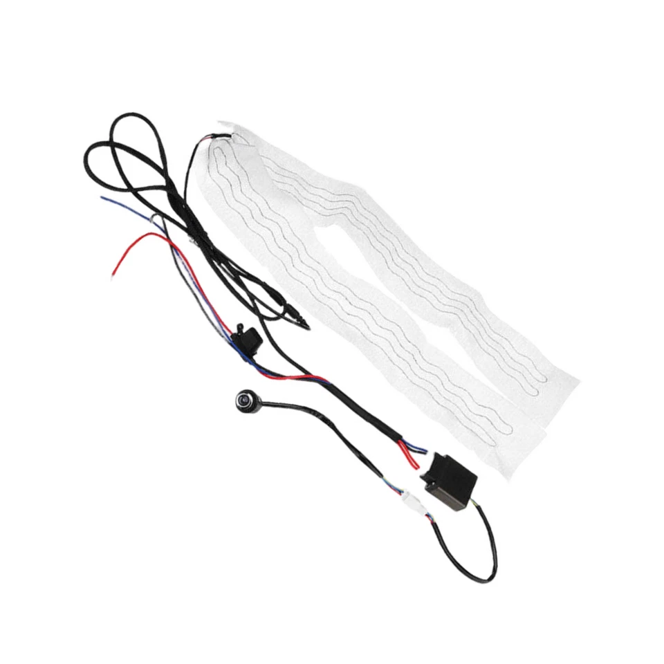 Car Winter Heated Steering Wheel Cover DIY Kit Heater Pad 6 level 25in Universal — 第 3/4 张图片