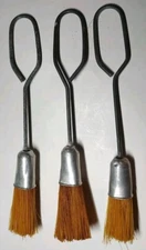 Set of 3 Vintage Fuller Metal Brushes For Pastry 