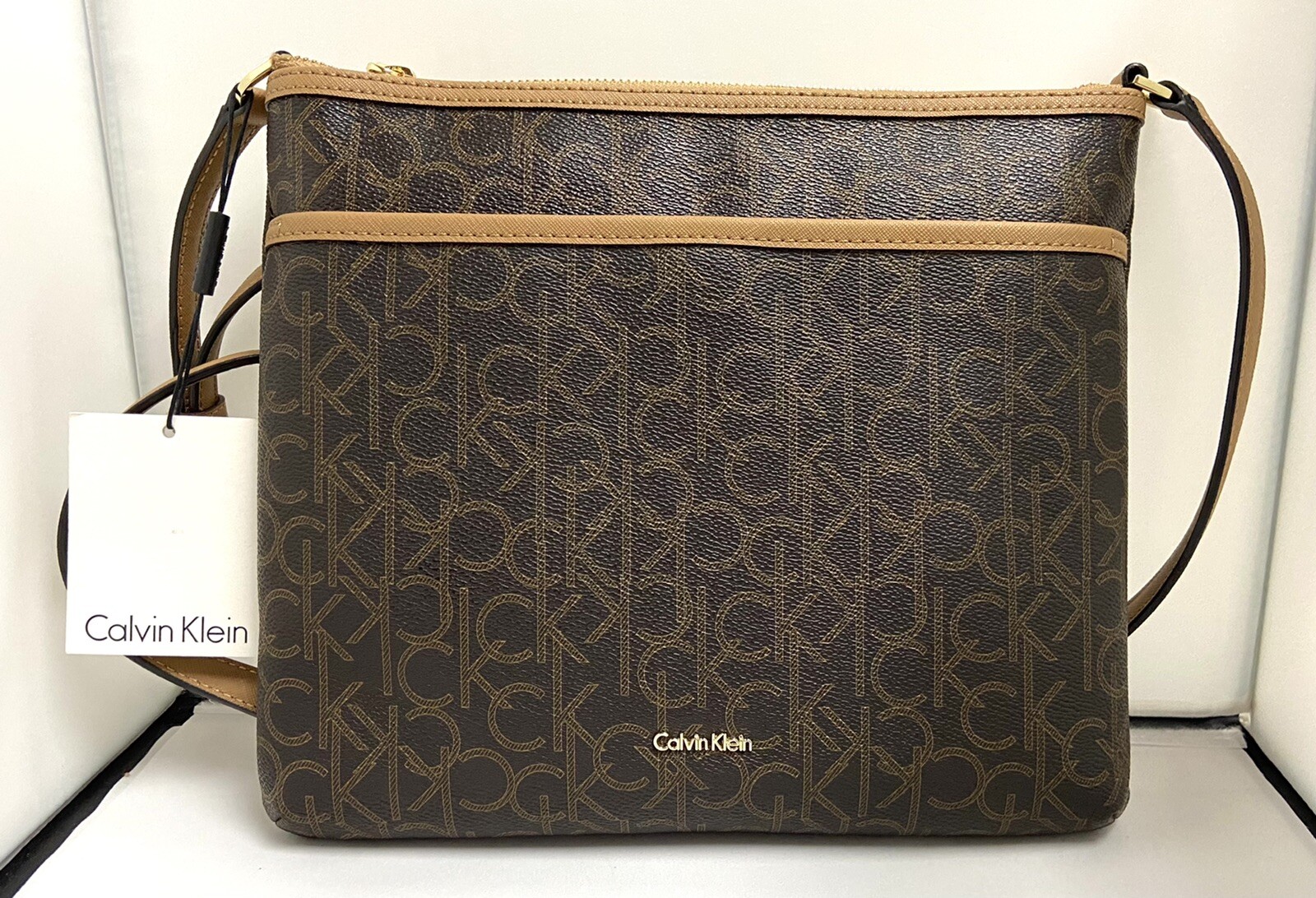calvin klein hudson signature crossbody