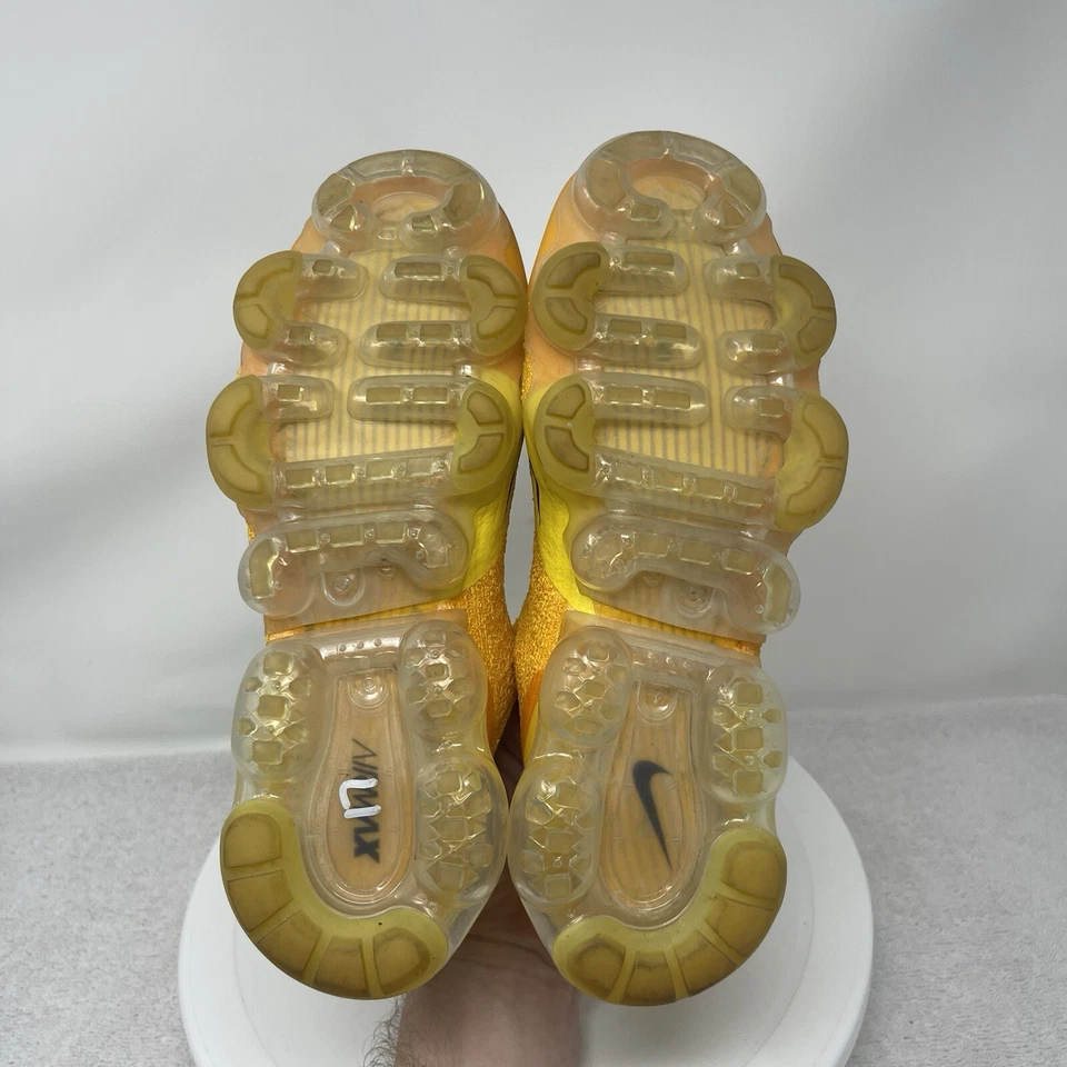 Nike Air Vapormax Flyknit Moc 2 University Dorado Negro AJ6599-700 Mujer Talla 6 Foto 3 de 4