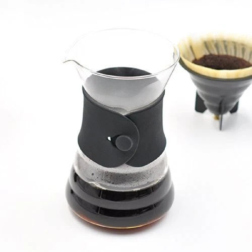 HARIO V60 jarra de goteo 700 ml negra para 1-4 tazas hecha en Japón VDD-02B NUEVO Foto 3 de 4