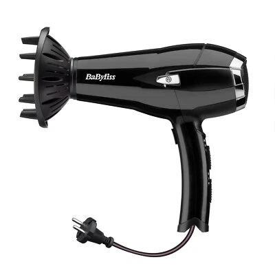 Babyliss D374DE Cordkeeper 2000 Haartrockner Haarföhn Fön Föhn 2000 Watt Ionen