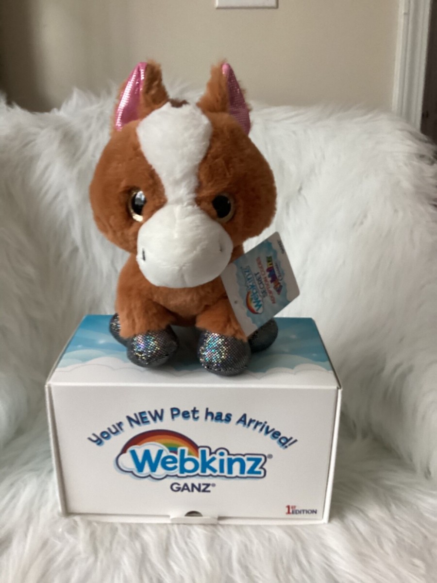 WEBKINZ NEXT ROCKY MOUNTAIN HORSE WK00014-NEW W/ SEALED CODE