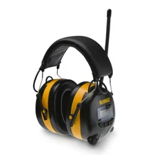 DEWALT Radio AM/FM Digital Tune Electronic Ear Muff Headset Radio