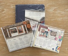 CREATIVE MEMORIES 7 X 7 BLUE PHOTO ALBUM W/ PAGES DISNEY FRIENDS SNAP PACK