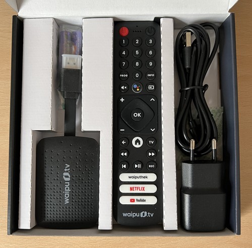 Waipu.tv 4k Stick inkl. Fernbedienung und Netzteil - sehr guter Zustand - Bild 2 von 7
