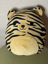 Tiger Squishmallow Soft Plush Stuffed Animal 10  Orange Black Cute  Tina  