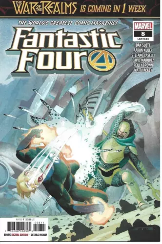 FANTASTIC FOUR #8 ESAD RIBIC VARIANT MARVEL COMICS 2019 NEW UNREAD BAG AND BOARD