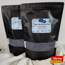 Butterfly Pea Flower Powder 100 Natural Blue Tea  Clitoria Ternatea Bulk 400g  
