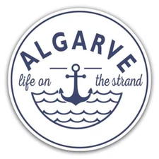 Gift Sticker : Algarve Life on the Strand Beach Travel Souvenir Portugal