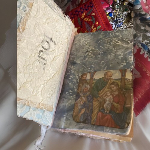 Junk Journal Primitive, Victorian Lady, Grungy Tea Towel -HOLIDAY SPECIAL! - Picture 4 of 24
