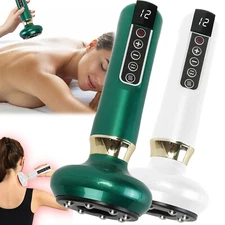 Electric Vacuum Cupping Therapy Scraping Massager Rechargeable Shaping Machine