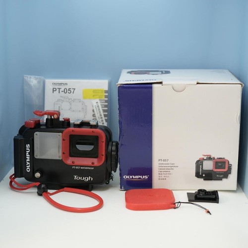 OLYMPUS PT-057 Waterproof Protector w/box, manual From Japan Fedex Excellent+++ - Picture 2 of 8