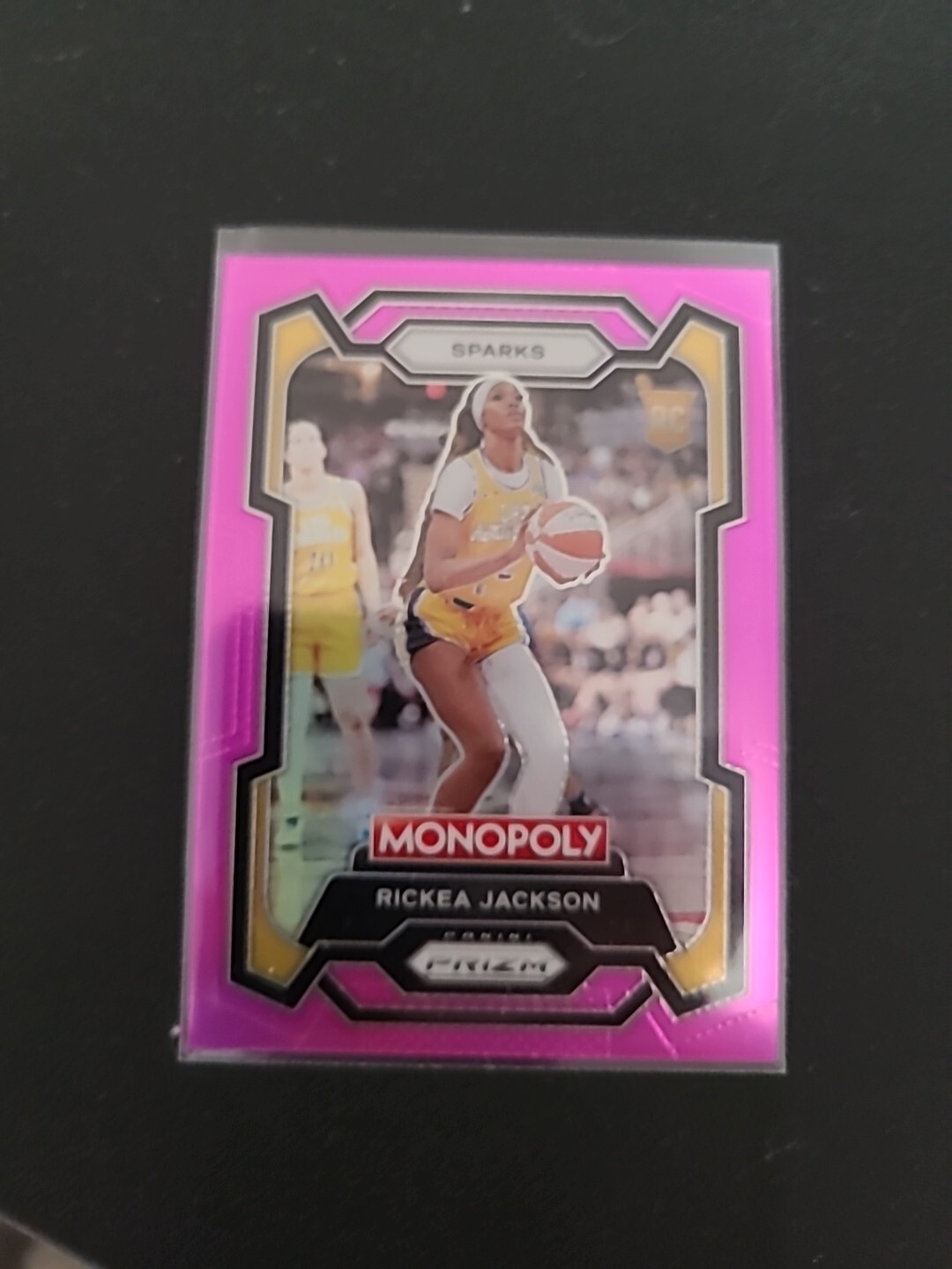 2024 Panini Prizm Monopoly WNBA - Pink Prizm 132 /149 #63 Rickea Jackson Rookie