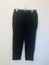 A New Day Women s Mid-Rise Straight Leg Slim Ankle Pants Black 4