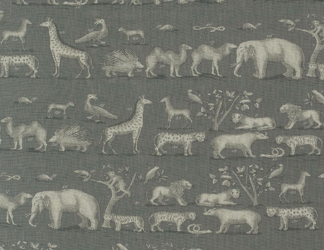 Andrew Martin Kingdom Storm Linen Blend Curtain Fabric 3.1m