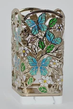 NEW BATH & BODY WORKS BUTTERFLY FLOWER GENTLE FOAMING HAND SOAP SLEEVE HOLDER