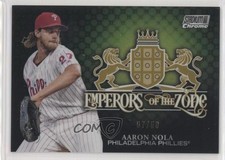 2020 Stadium Club Chrome Emperors of the Zone Gold Refractor 7/50 Aaron Nola 4l3