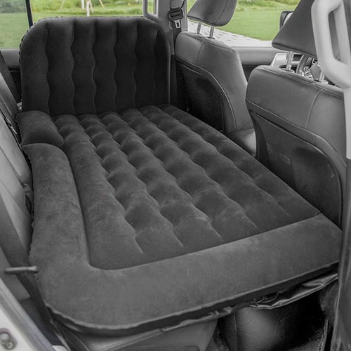 Inflating Cars Back Seat Cargo Camping Mattress Travel Air Bed Sleeping Pillows - Picture 6 of 12