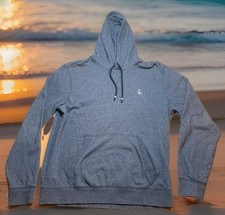 Penguin Munsingwear Sweater Medium Blue Pullover Hoodie Sweatshirt Pocket