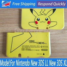 Replacement For New 3DS LL/ 3DS XL Console Pikachu Housing Shell Protective Case