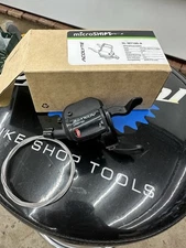 Microshift Acolyte 8 Speed Trigger Shifter 22.2 Clamp Black New